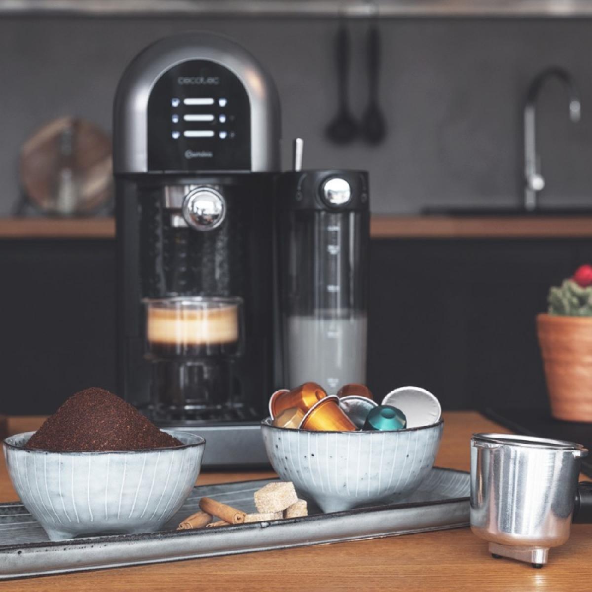 Cecotec Cafeteras semiautomáticas Cafetera Semiautomática Cumbia Power Instant-Ccino 20 Chic Serie Nera