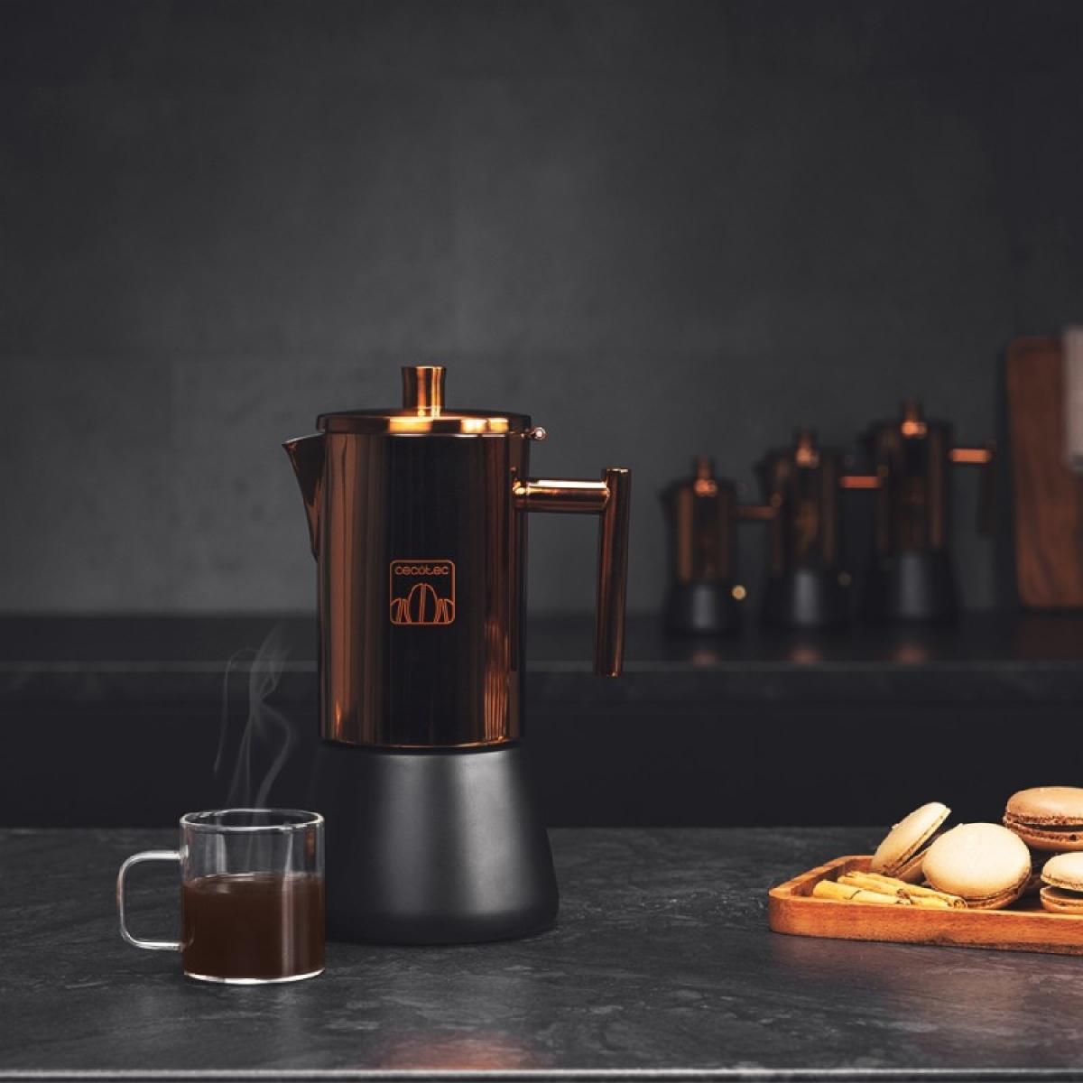 Cecotec Cafeteras italianas Cafetera Moka De Acero Inoxidable Cumbia Moking 200