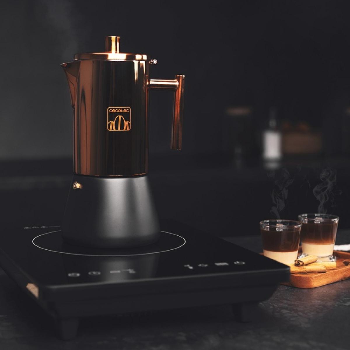 Cecotec Cafeteras italianas Cafetera Moka De Acero Inoxidable Cumbia Moking 200