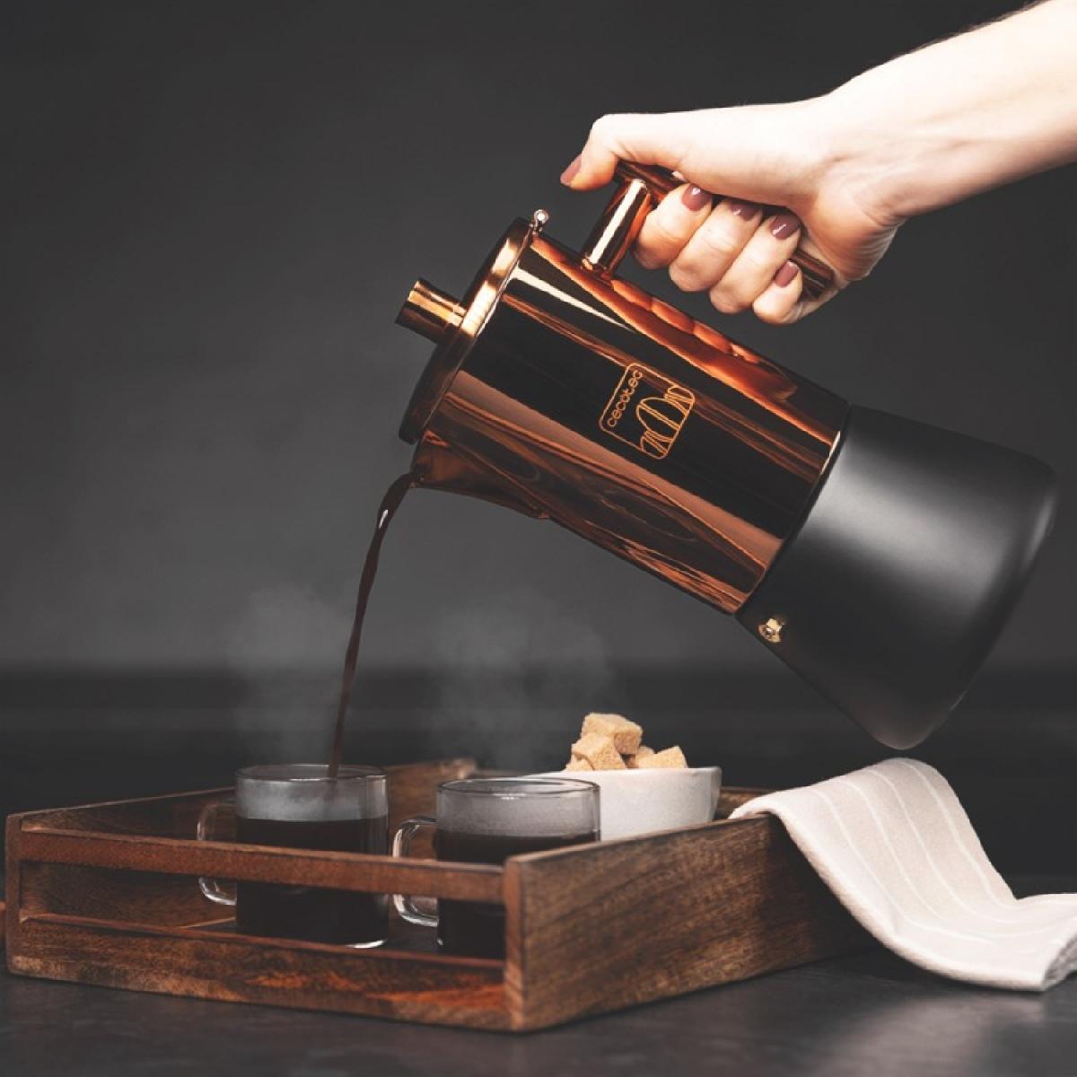 Cecotec Cafeteras italianas Cafetera Moka De Acero Inoxidable Cumbia Moking 200