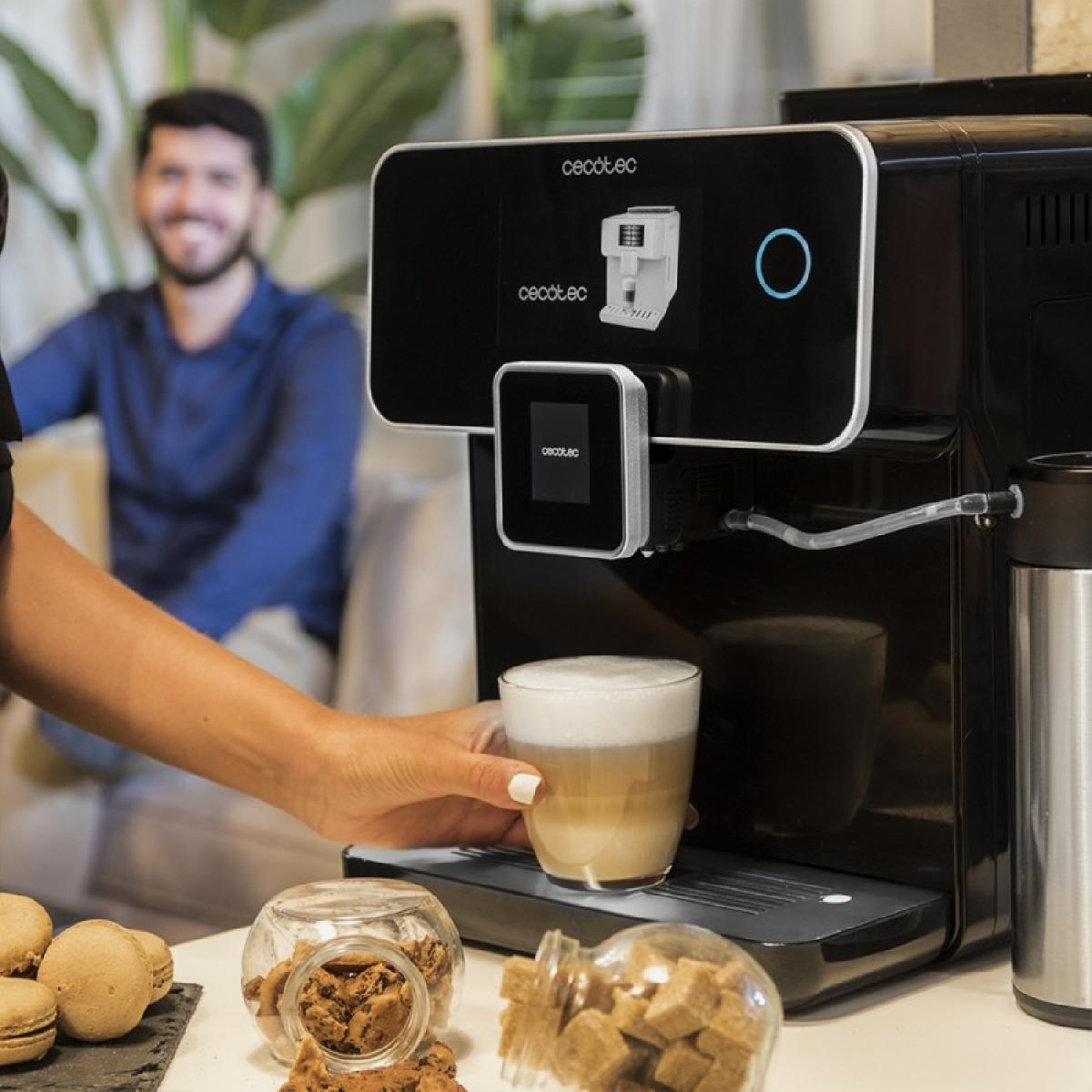 Cecotec Cafeteras superautomáticas Cafetera Megautomática Power Matic-Ccino 8000 Touch Serie Nera S