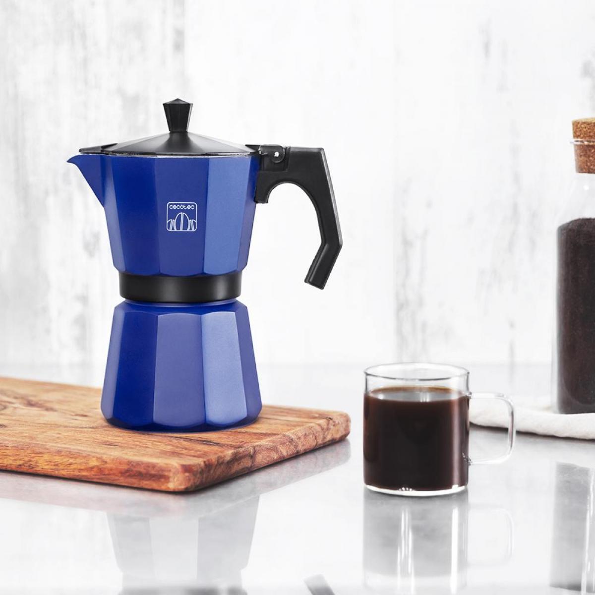 Cecotec Cafeteras italianas Cafetera Italiana Cumbia Mokclassic 1200 Blue