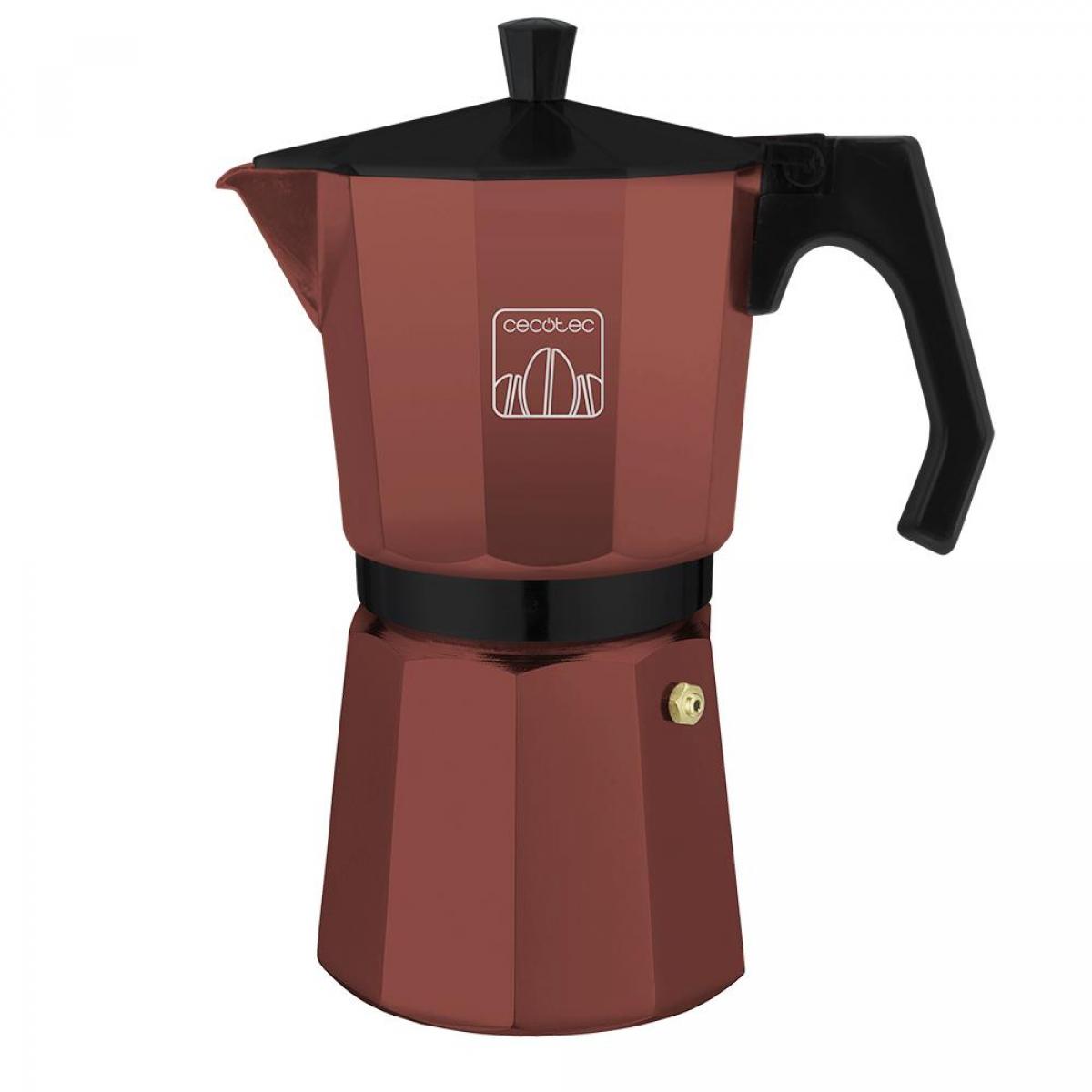 Cecotec Cafeteras italianas Cafetera Italiana Cumbia Mokclassic 900 Garnet