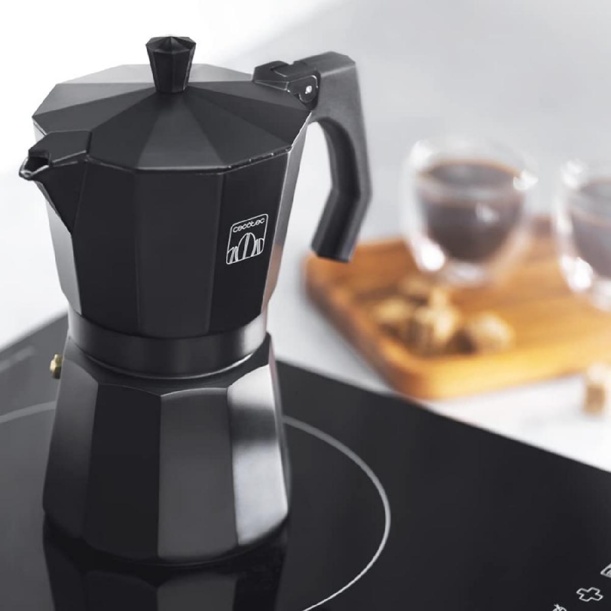 Cecotec Cafeteras italianas Cafetera Italiana Cumbia Mokclassic 1200 Black