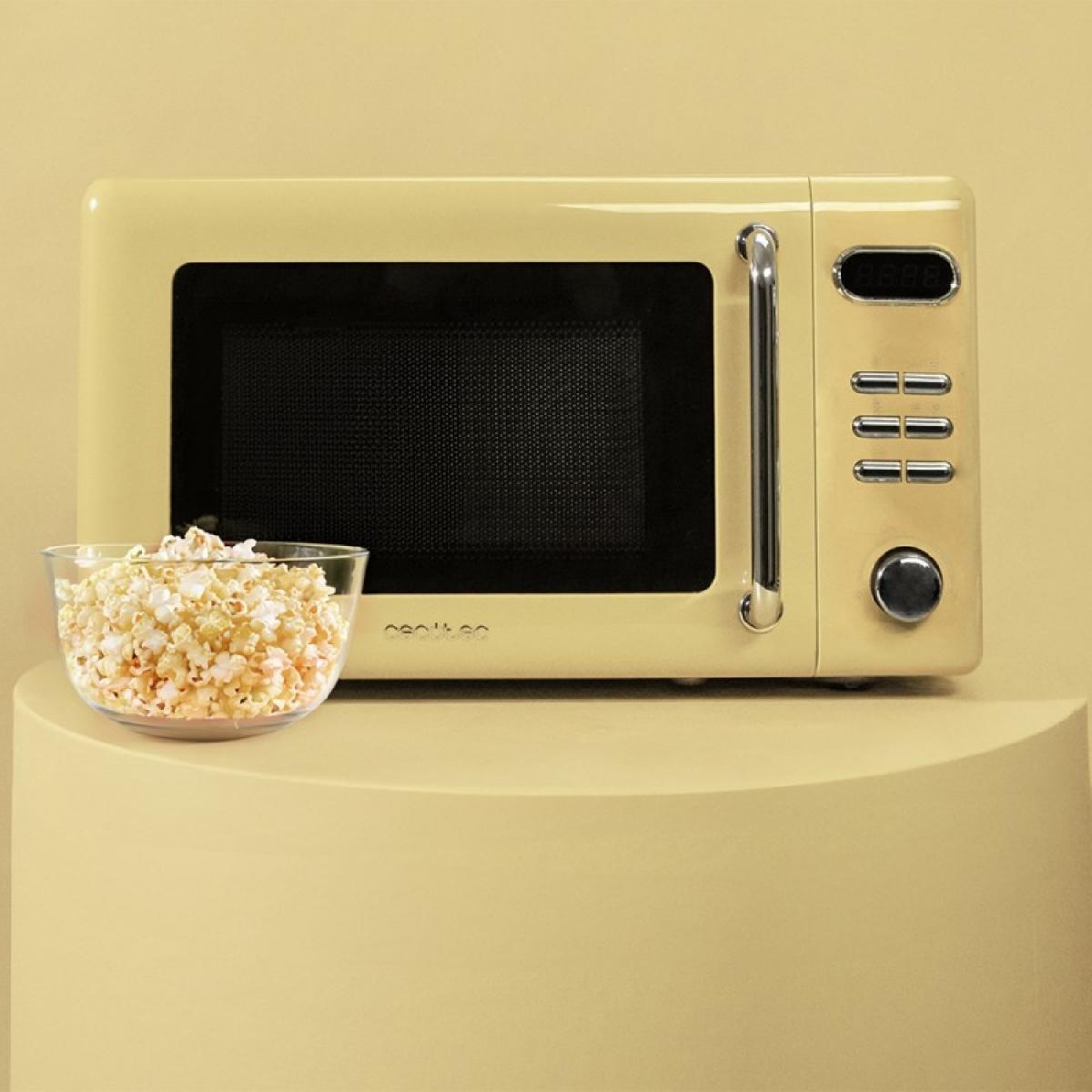 Cecotec Microondas solo Microondas 20l proclean 3010 retro yellow