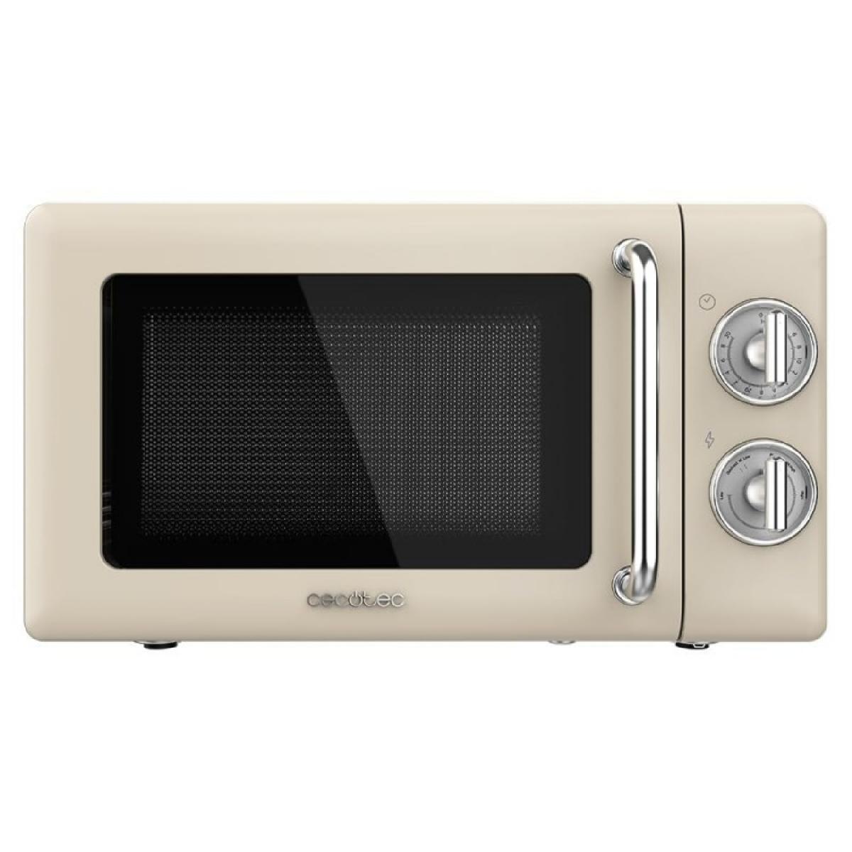 Cecotec Microondas solo Microondas 20l proclean 3010 retro beige