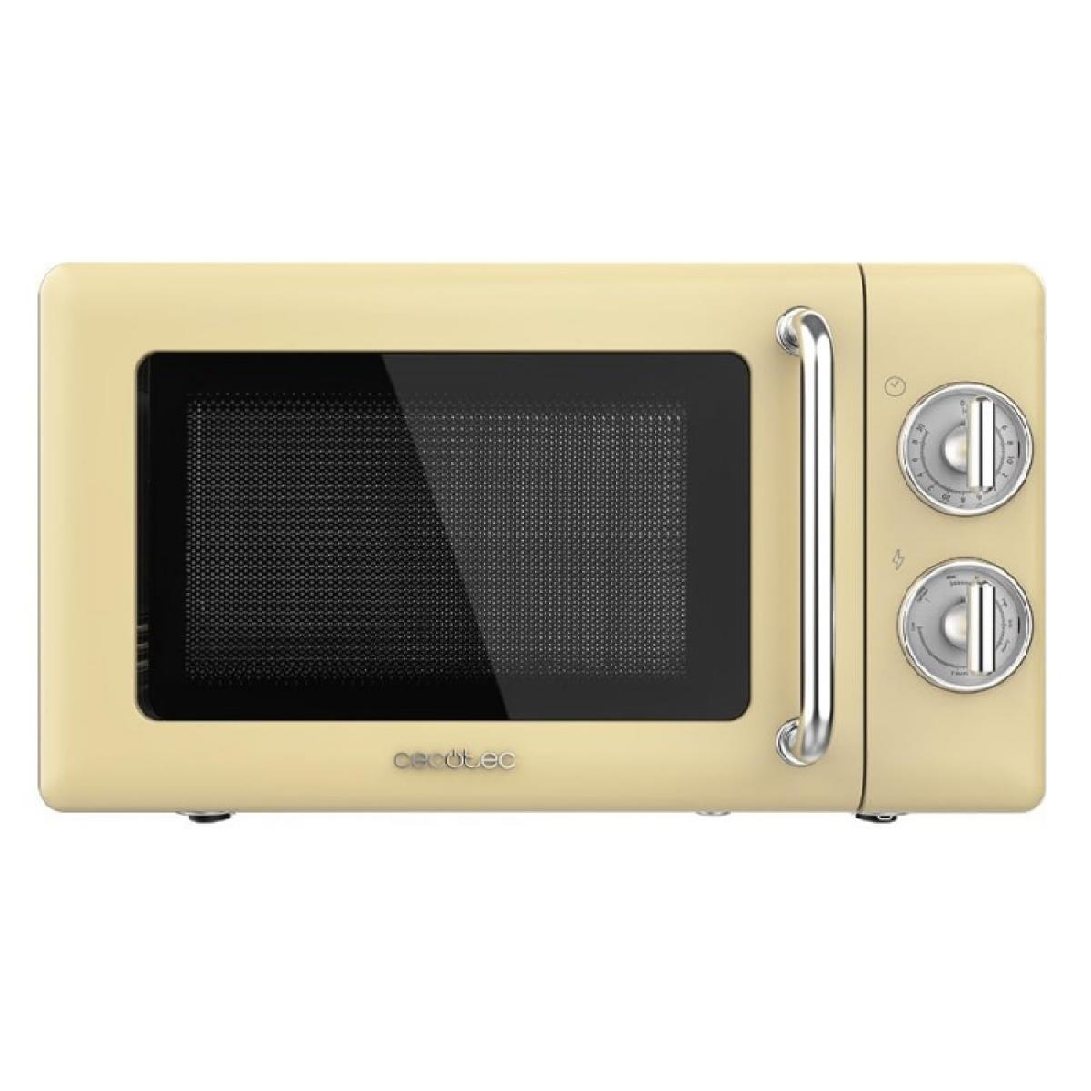 Cecotec Microondas con grill Microondas 20l con grill proclean 3110 retro yellow