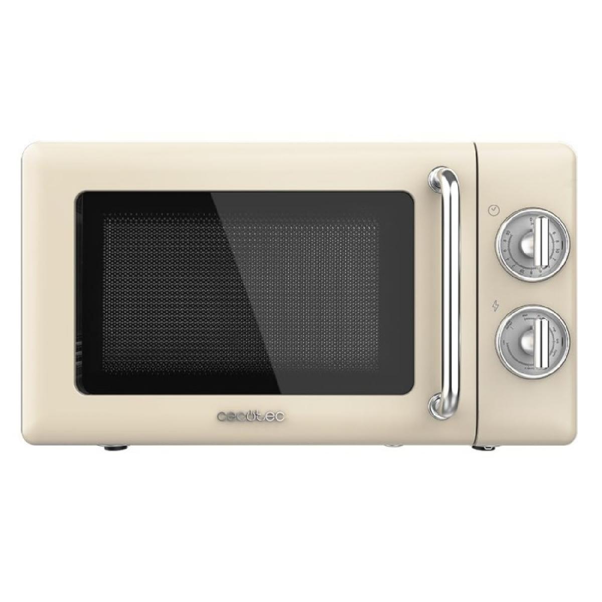 Cecotec Microondas con grill Microondas 20l con grill proclean 3110 retro beige