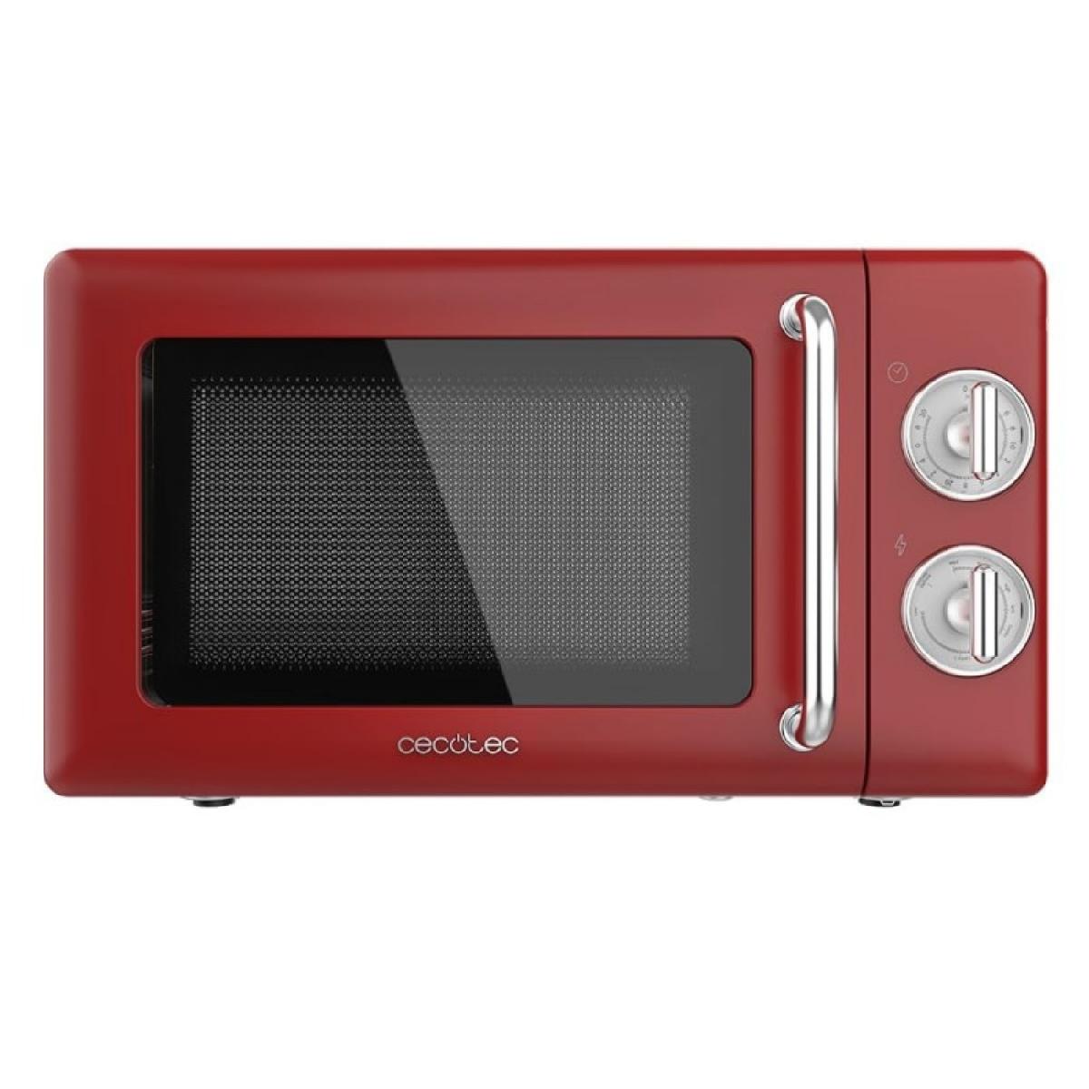 Cecotec Microondas con grill Microondas 20l con grill proclean 3110 retro red