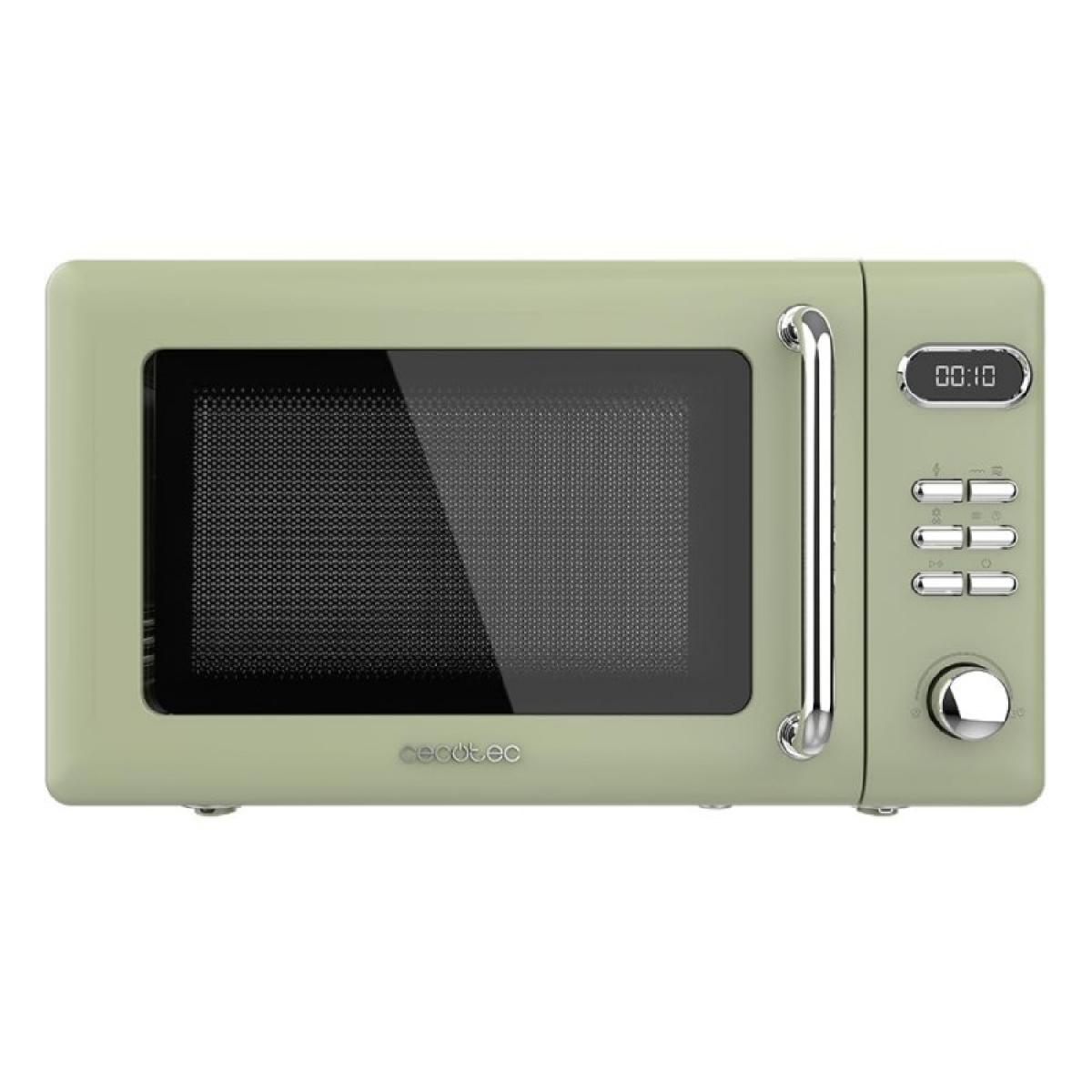 Cecotec Microondas con grill Microondas 20l con grill proclean 5110 retro green