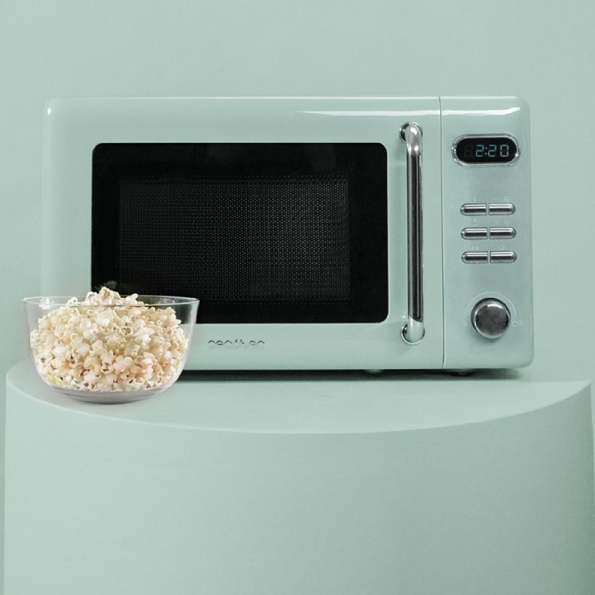 Cecotec Microondas con grill Microondas 20l con grill proclean 5110 retro green