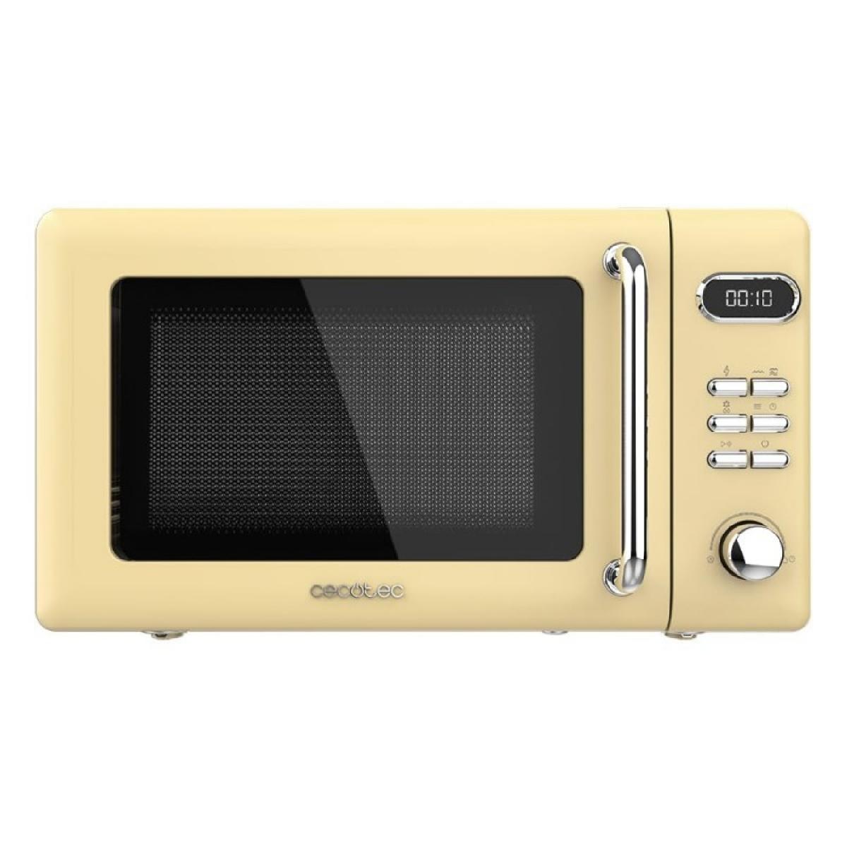Cecotec Microondas con grill Microondas 20l con grill proclean 5110 retro yellow