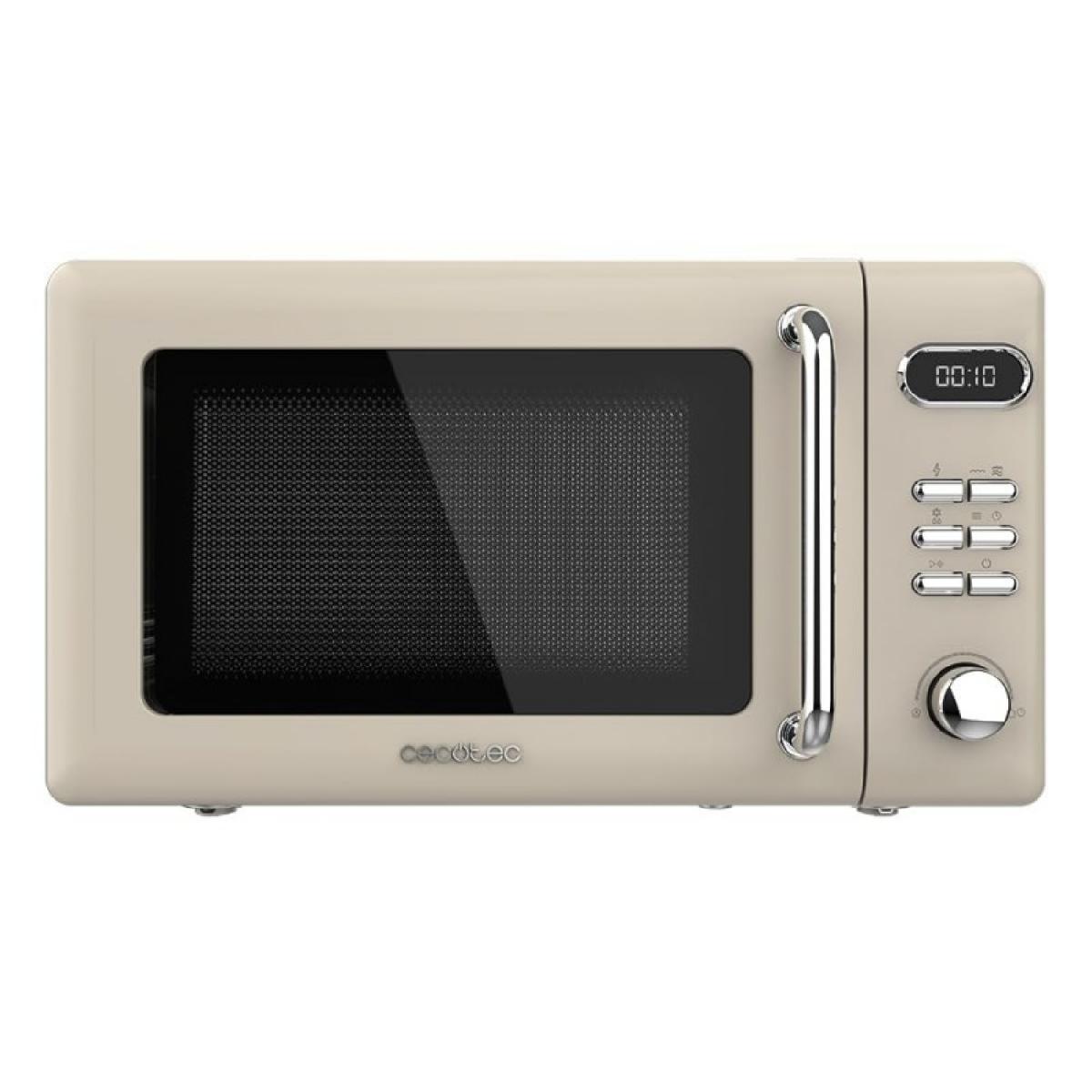 Cecotec Microondas con grill Microondas 20l con grill proclean 5110 retro beige