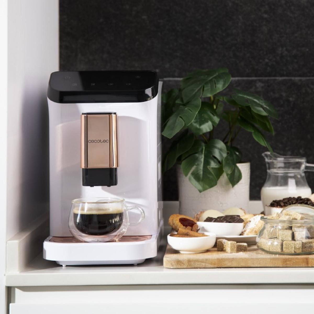 Cecotec Cafeteras superautomáticas Cremmaet Macchia White Rose