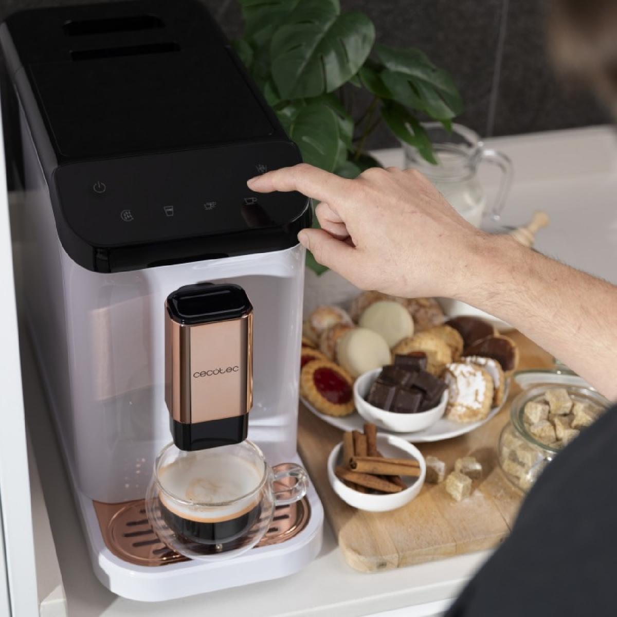 Cecotec Cafeteras superautomáticas Cremmaet Macchia White Rose