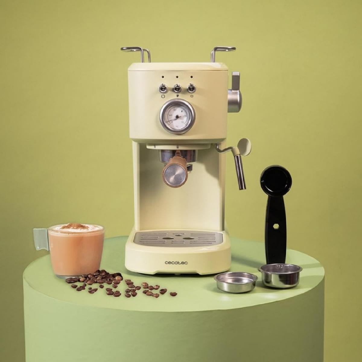 Cecotec Cafeteras express Power Espresso 20 Retro Green