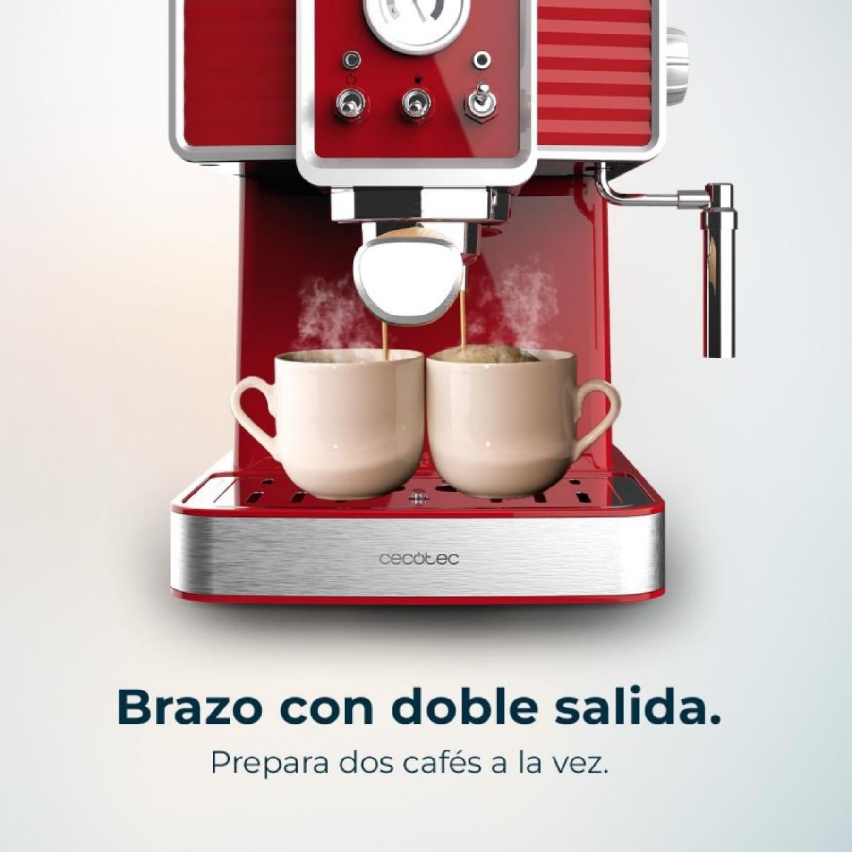 Cecotec Cafeteras express Power Espresso 20 Tradizionale Light Red