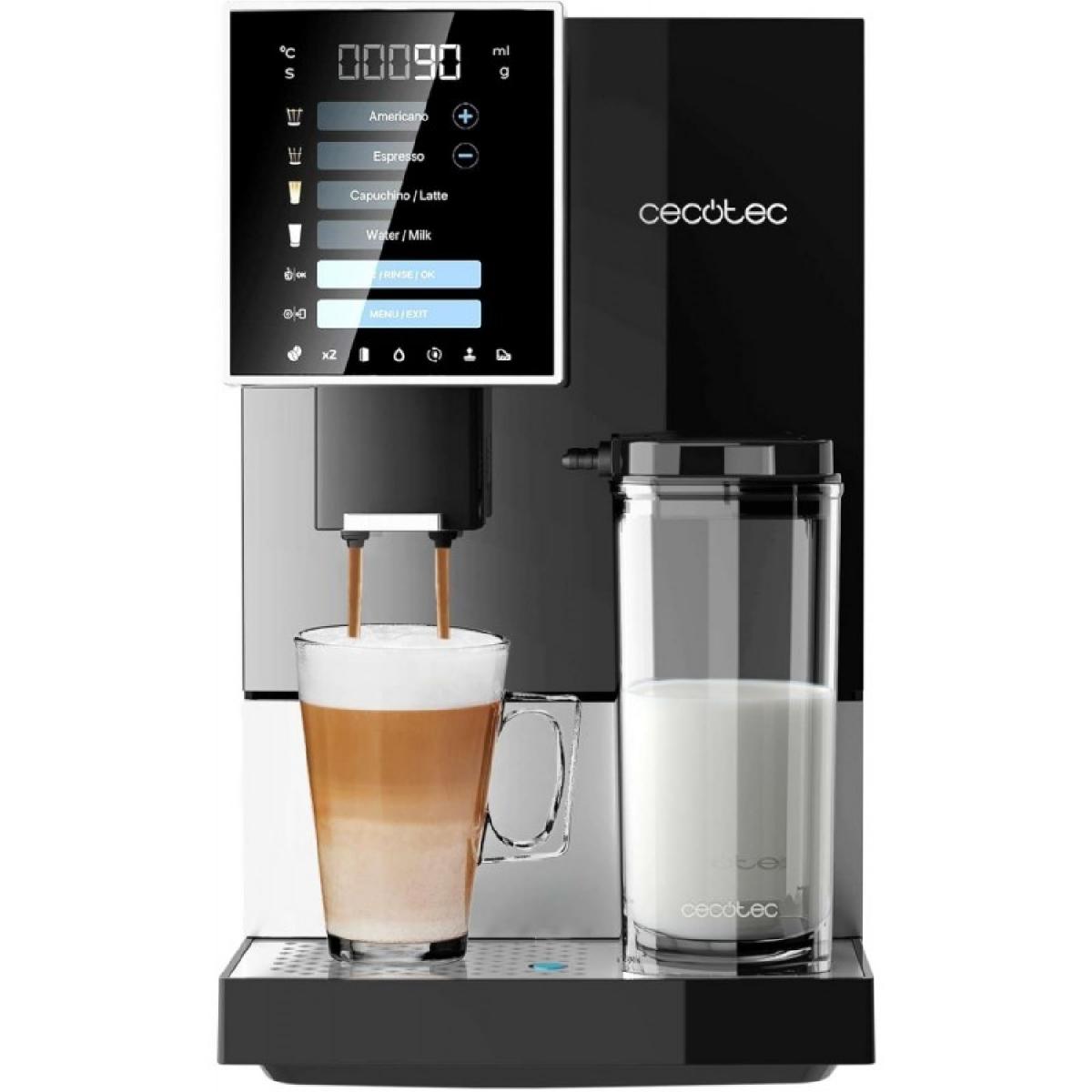 Cecotec Cafeteras superautomáticas Cremmaet Compactccino Black Silver