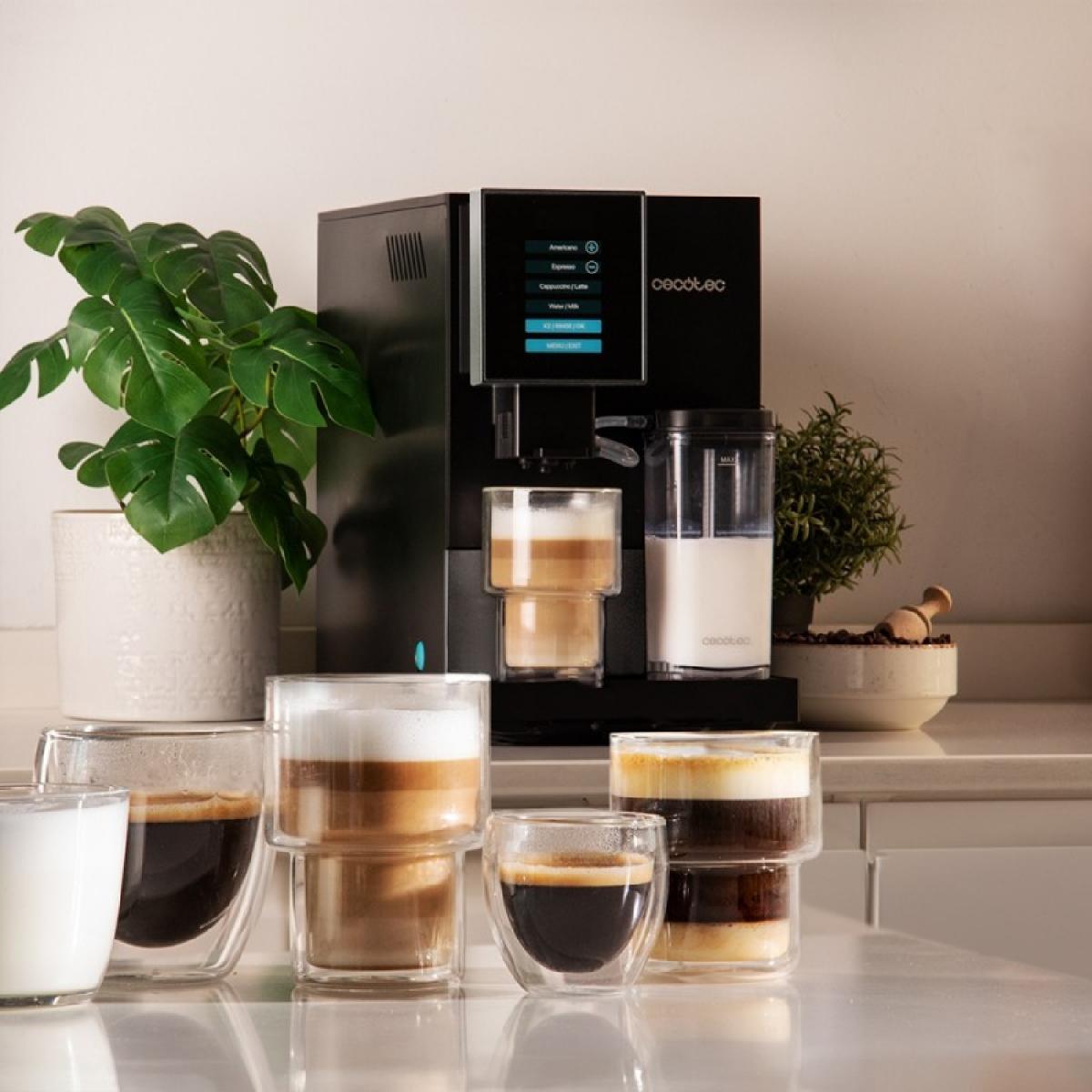 Cecotec Cafeteras superautomáticas Cremmaet Compactccino Black Silver