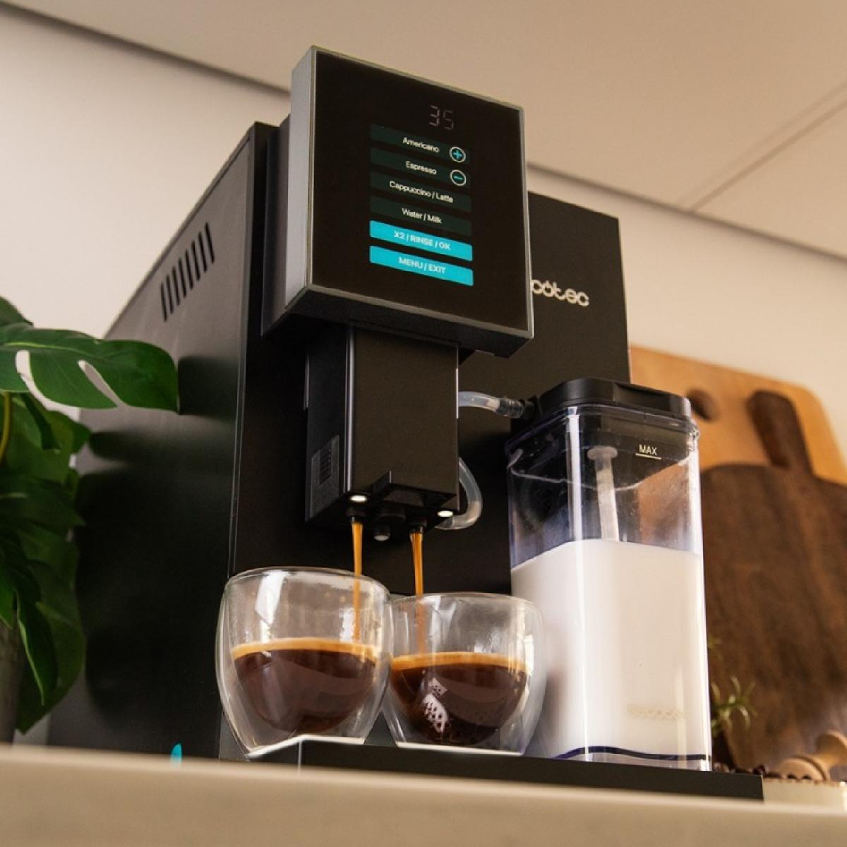 Cecotec Cafeteras superautomáticas Cremmaet Compactccino Black Silver