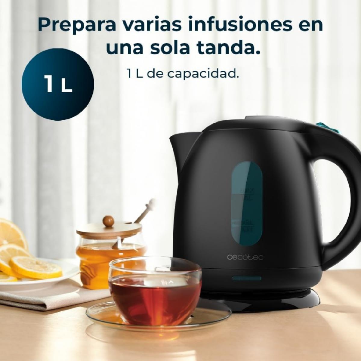 Cecotec Hervidores de agua Thermosense 140 Black