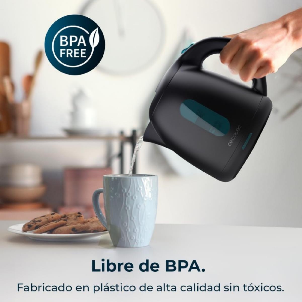 Cecotec Hervidores de agua Thermosense 140 Black