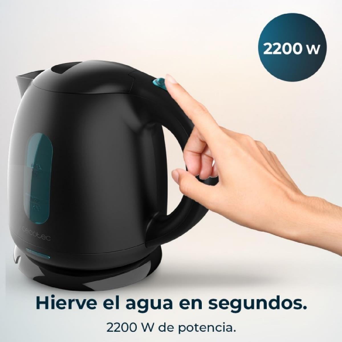 Cecotec Hervidores de agua Thermosense 140 Black