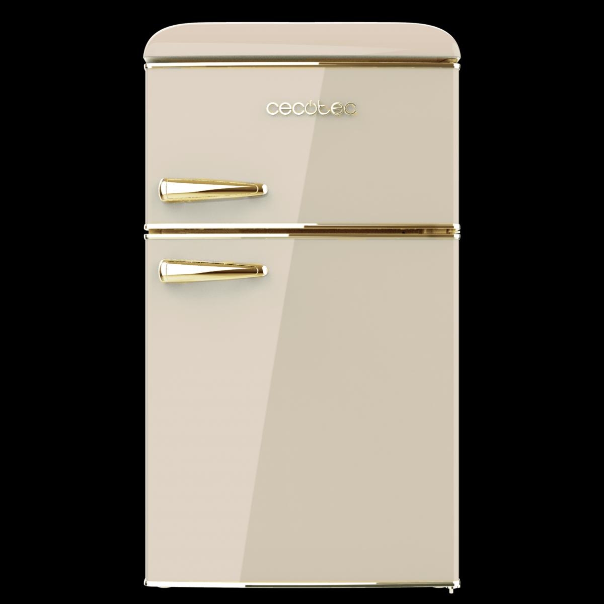 Cecotec Frigoríficos retro Bolero CoolMarket 2D Origin 86 Beige E