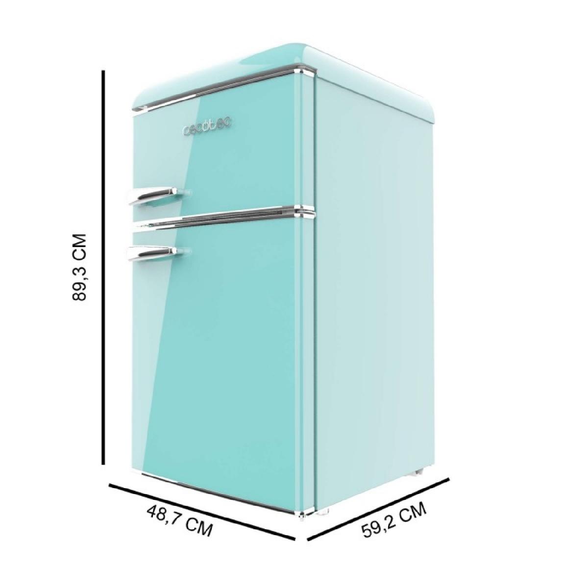 Cecotec Frigoríficos retro Bolero CoolMarket 2D Origin 86 Green E