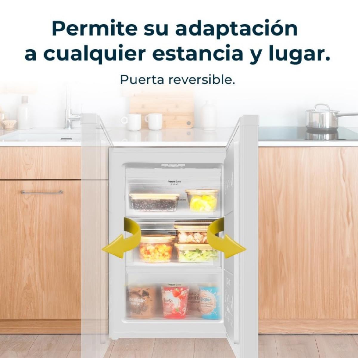 Cecotec Congeladores verticales Congelador Bolero CoolMarket TF 97 White