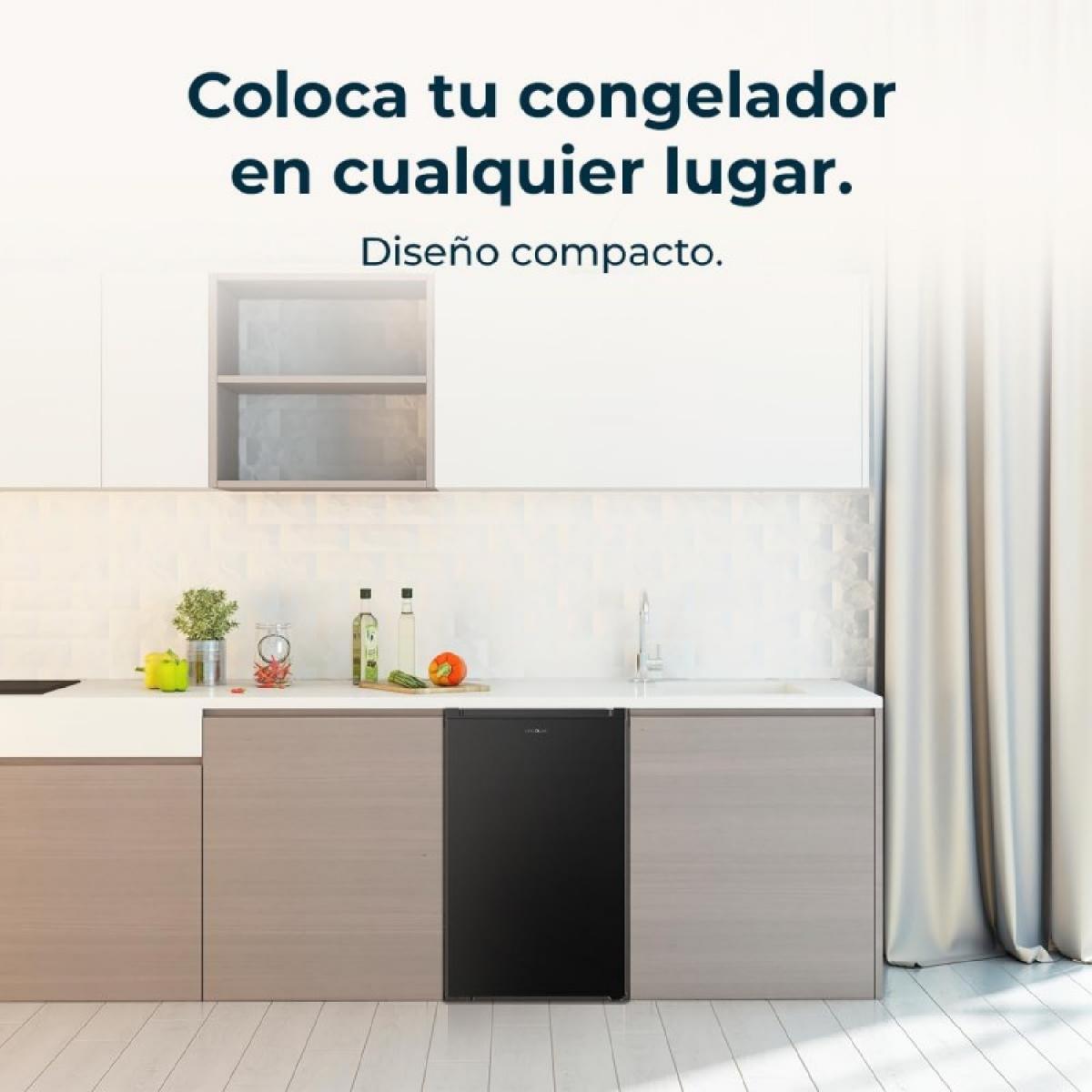 Cecotec Congeladores verticales Congelador Bolero CoolMarket TF 97 Black