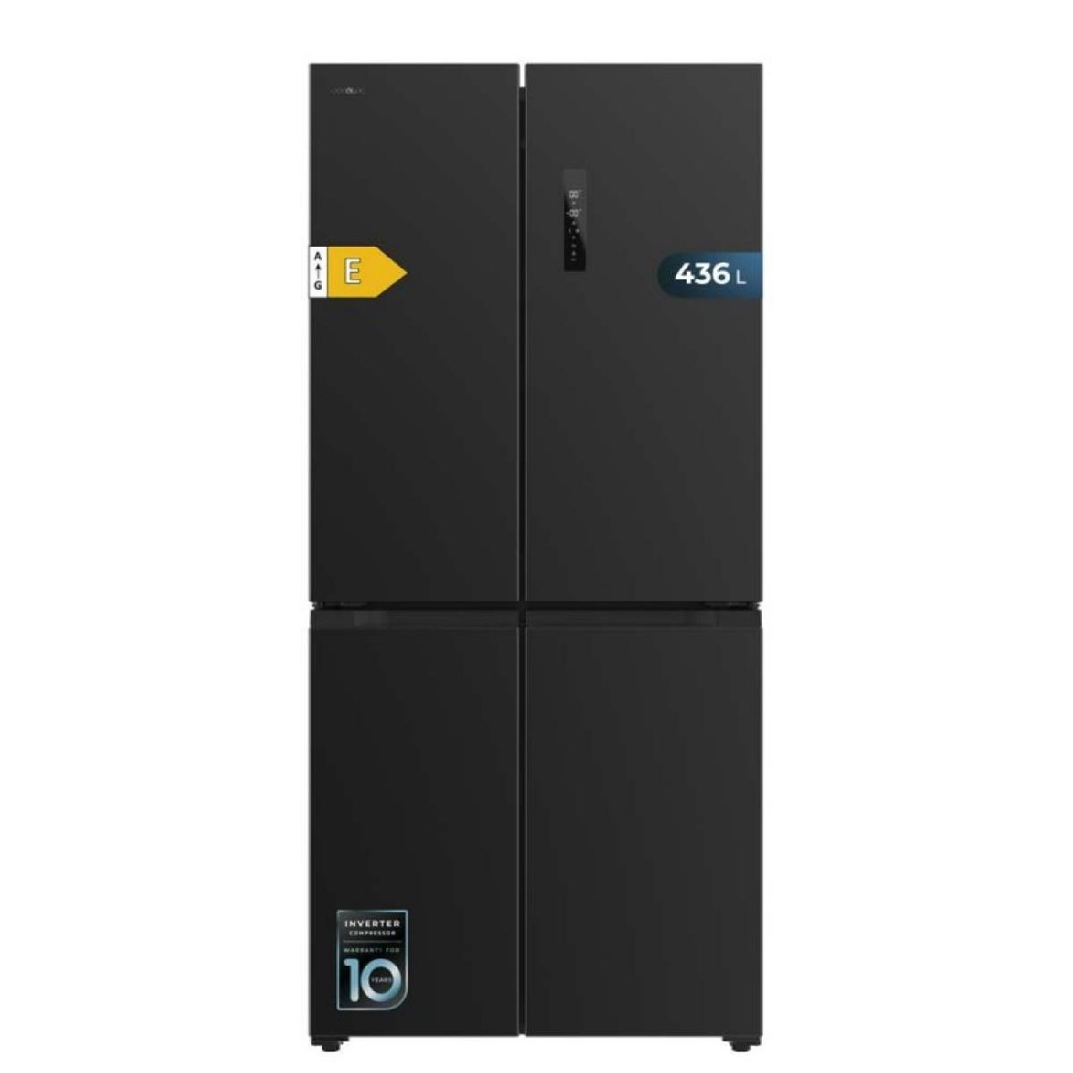 Cecotec Frigoríficos 4 puertas Bolero CoolMarket 4D 436 Dark E