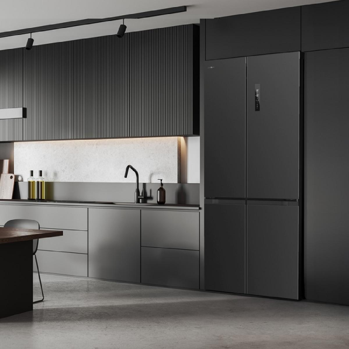 Cecotec Frigoríficos 4 puertas Bolero CoolMarket 4D 436 Dark E