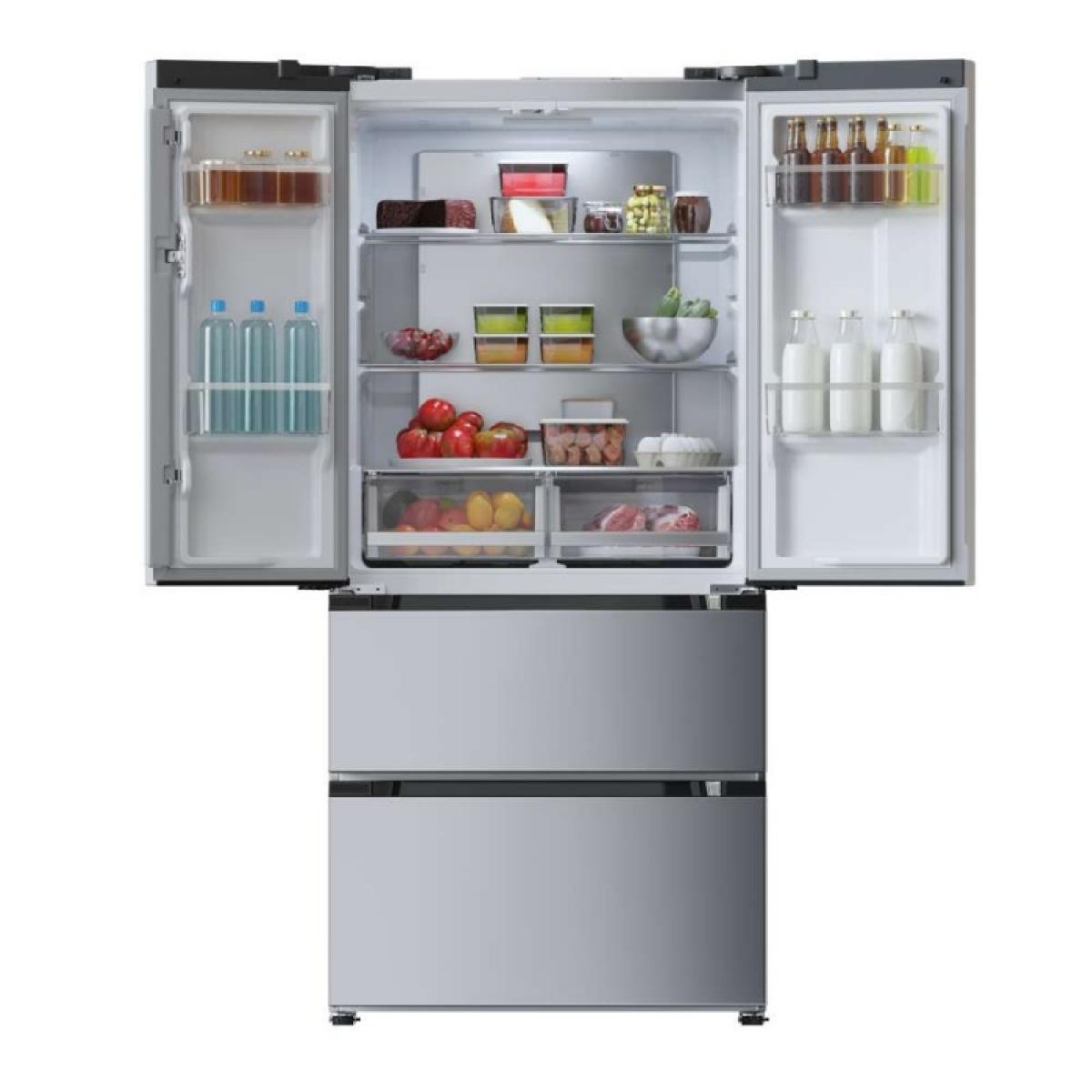 Cecotec Frigoríficos puerta francesa Bolero CoolMarket FD 436 Inox E