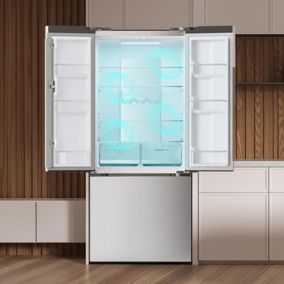Cecotec Frigoríficos puerta francesa Bolero CoolMarket FD 499 Inox E