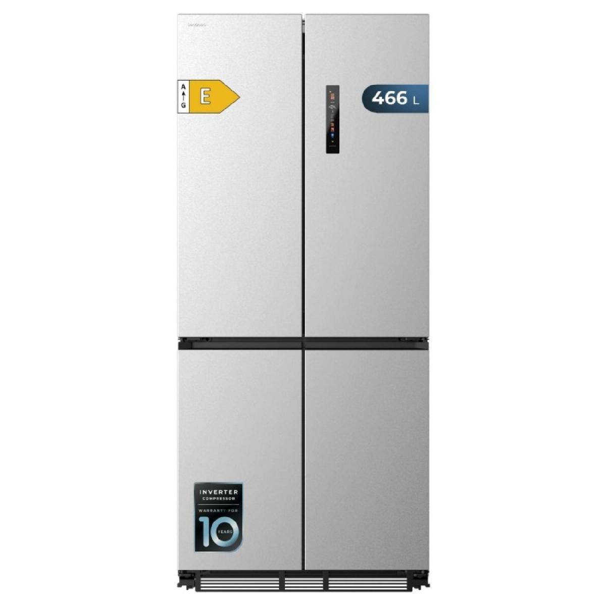 Cecotec Frigoríficos semi-integrables 4 puertas Bolero CoolMarket 4D 466 SBI Inox E