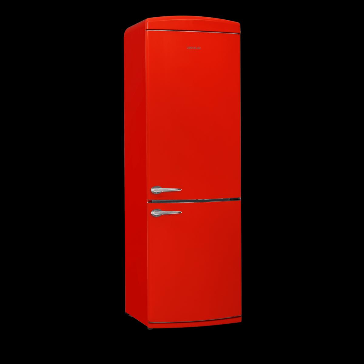 Cecotec Frigoríficos retro Bolero CoolMarket Combi Origin 294+ Red E