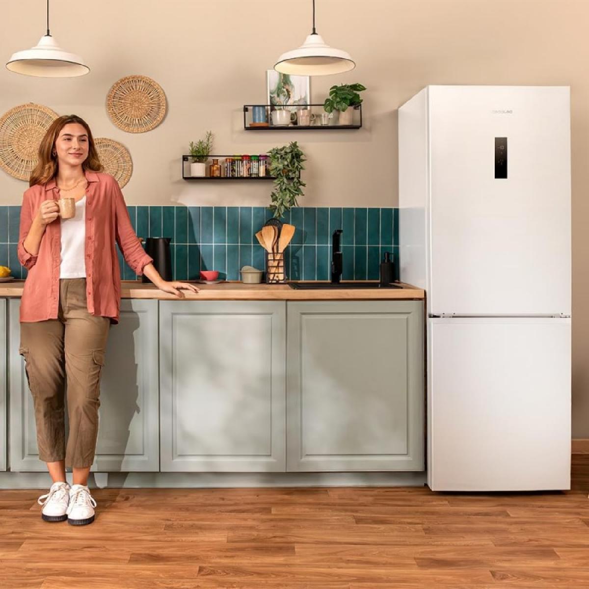 Cecotec Frigoríficos combi Bolero CoolMarket Combi 290 White