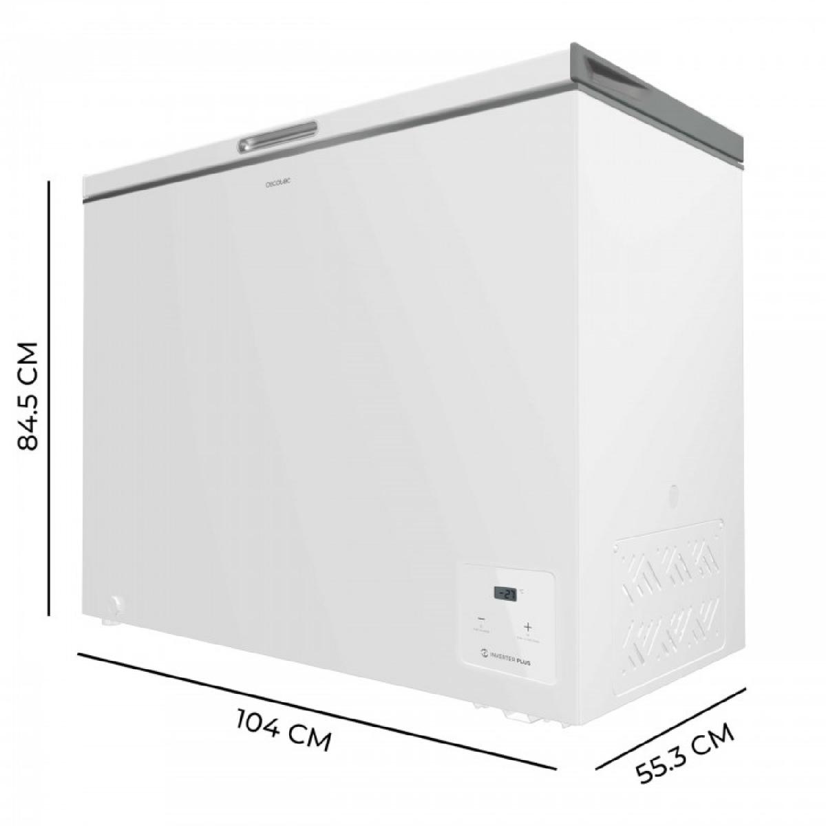 Cecotec Congeladores horizontales Bolero CoolMarket Chest 254 White E