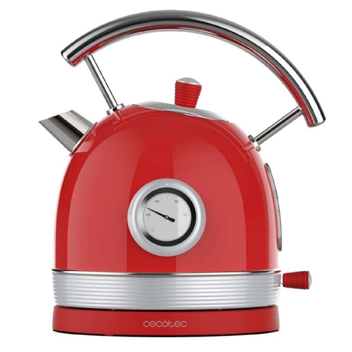 Cecotec Hervidores de agua Hervidor de agua Thermosense 420 Vintage Light Red