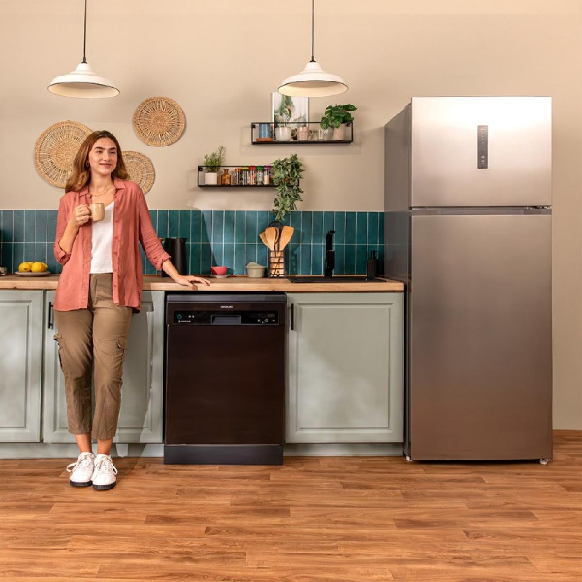 Cecotec Frigoríficos 2D Bolero CoolMarket 2D 465 NF Inox E