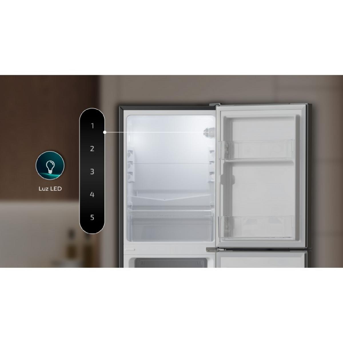 Cecotec Frigoríficos combi Bolero CoolMarket Combi 117 DF Black E