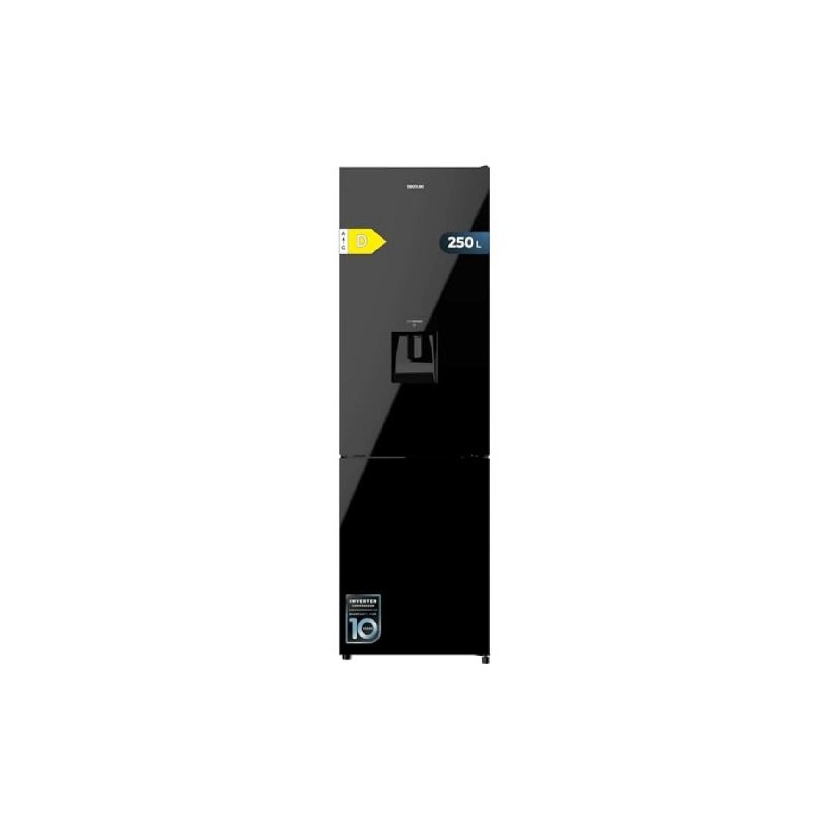 Cecotec Frigoríficos combi Bolero CoolMarket Combi 250 WD Black Glass D