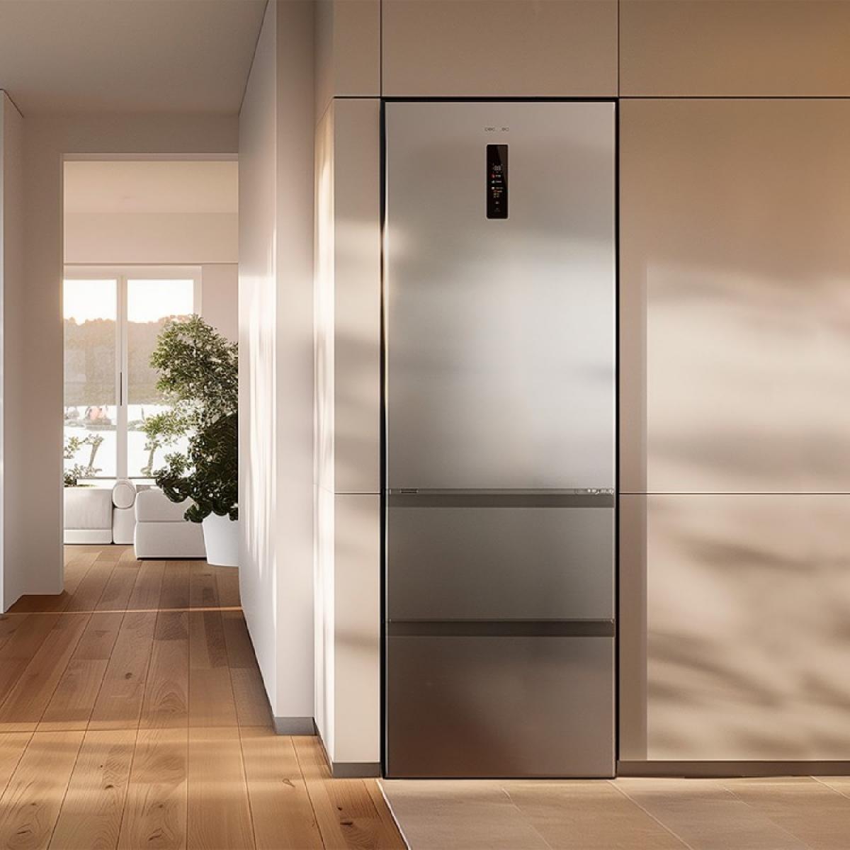 Cecotec Frigoríficos puerta francesa Bolero CoolMarket Combi FD 400 Inox E