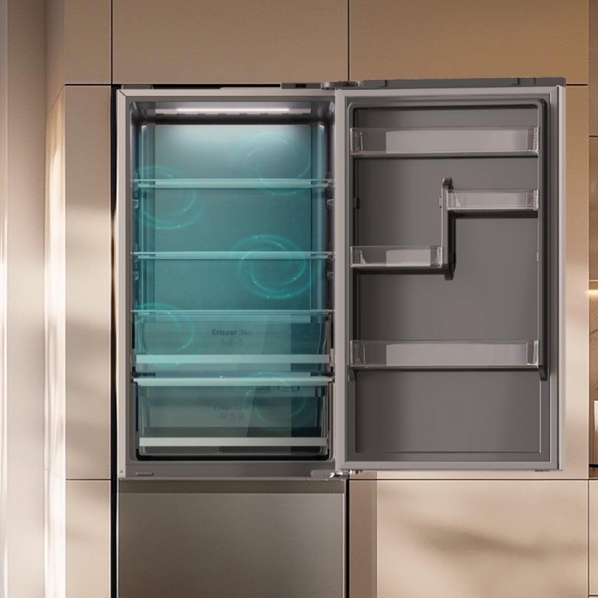 Cecotec Frigoríficos puerta francesa Bolero CoolMarket Combi FD 400 Inox E