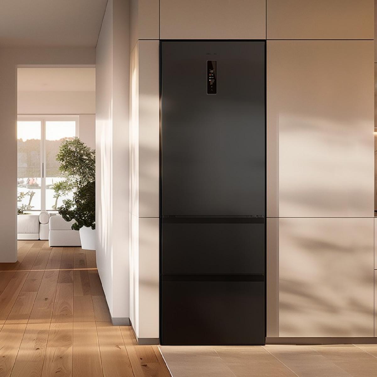 Cecotec Frigoríficos puerta francesa Bolero CoolMarket Combi FD 400 Dark E