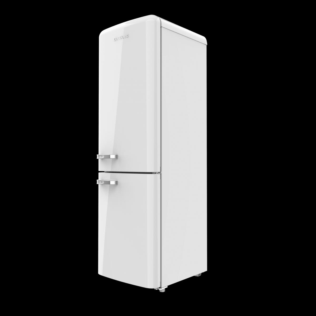 Cecotec Frigoríficos retro Bolero CoolMarket Combi Origin 231 NF White E