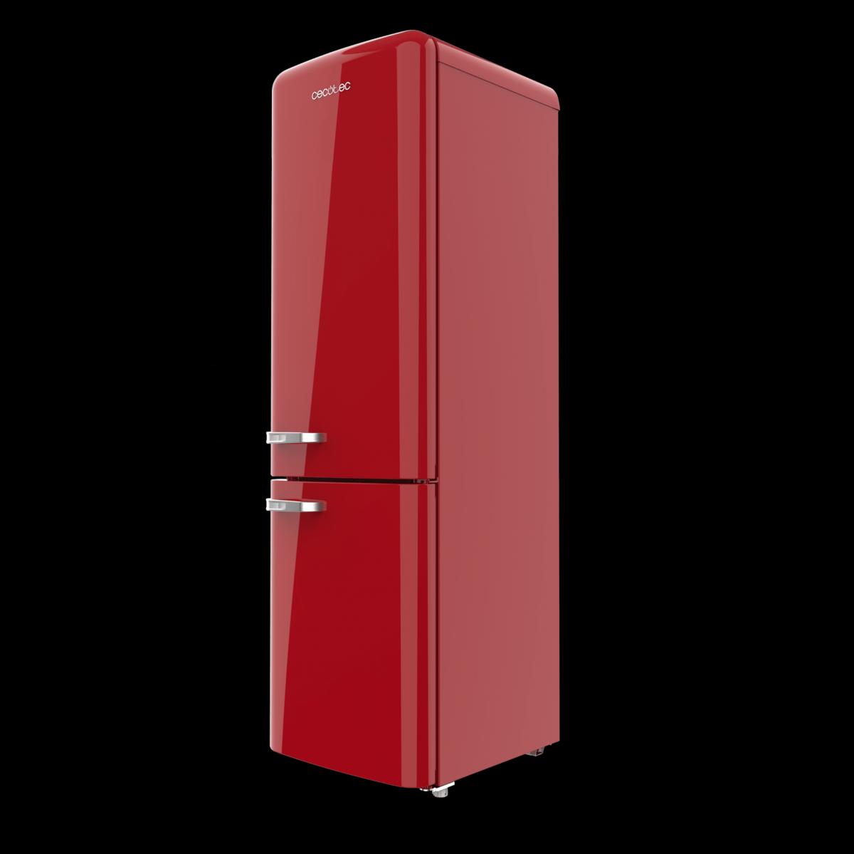 Cecotec Frigoríficos retro Bolero CoolMarket Combi Origin 250 NF Red E