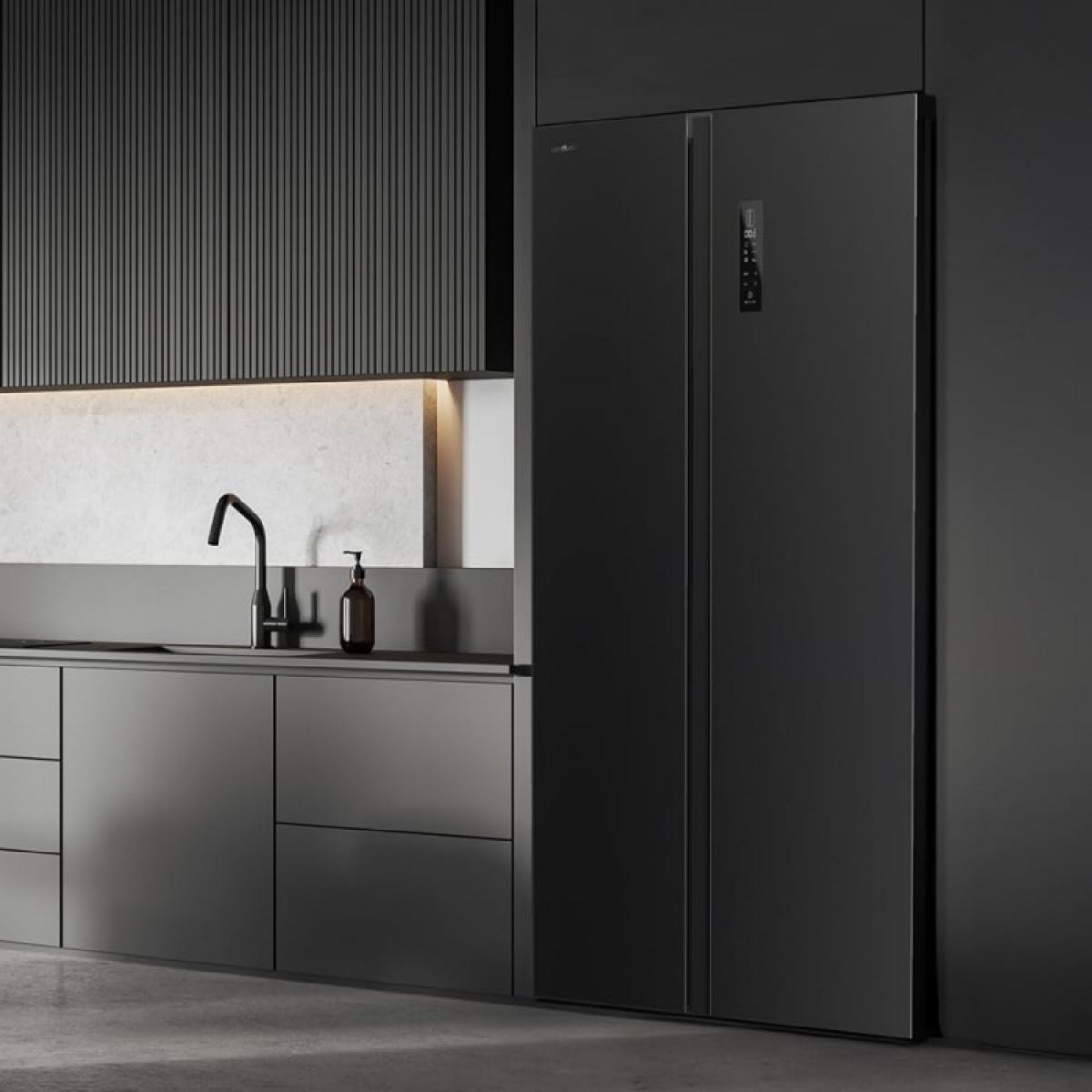 Cecotec Frigoríficos americanos Bolero CoolMarket SBS 562 Dark E