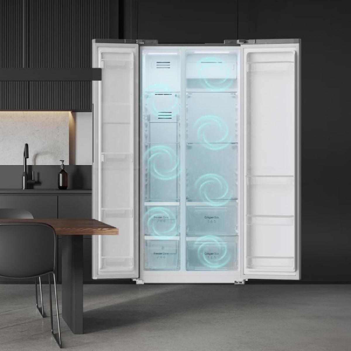 Cecotec Frigoríficos americanos Bolero CoolMarket SBS 562 Dark E